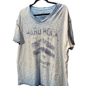 Hard Rock Cafe Light Blue Graphic Tee